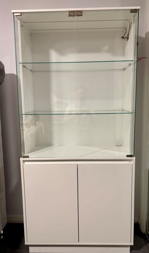 Advwin LED Glass Display Cabinet with Motion Sensor