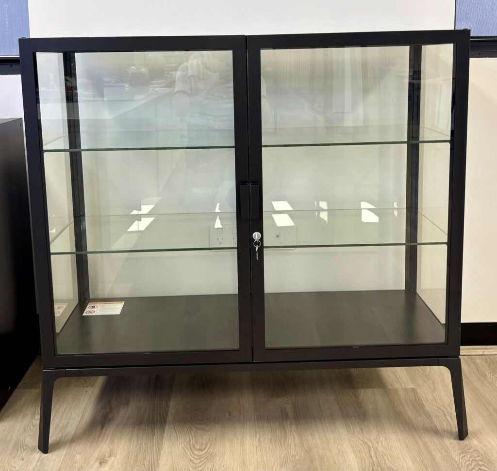 Ikea Milsbo Glass Display Cabinet